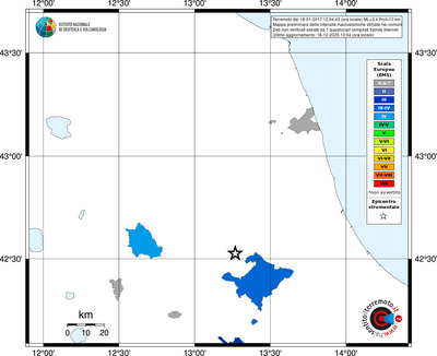 Mappa EMS - territori comuni