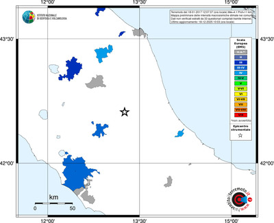 Mappa EMS - territori comuni