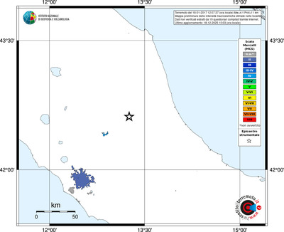 Mappa MCS - territori località