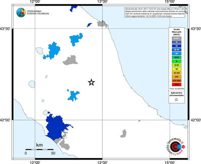 Mappa MCS - territori comuni