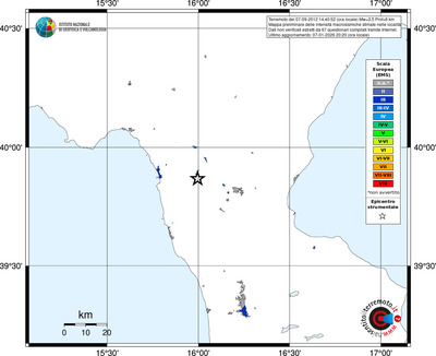 Mappa EMS - territori località