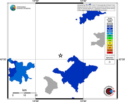 Mappa EMS - territori comuni