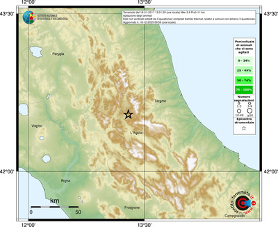 Mappa comuni con almeno 3 questionari