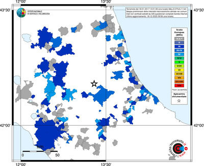 Mappa EMS - territori comuni