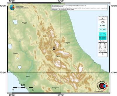 Mappa comuni con almeno 3 questionari