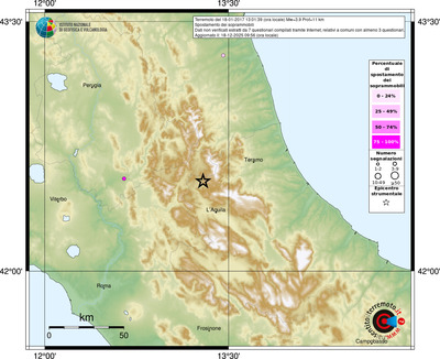 Mappa comuni con almeno 3 questionari