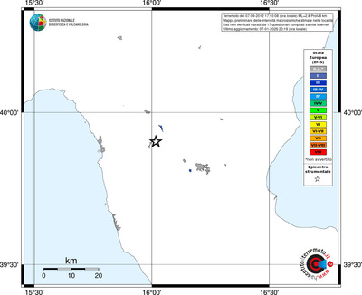 Mappa EMS - territori località
