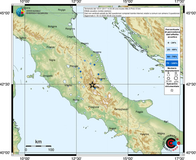 Mappa comuni con almeno 3 questionari