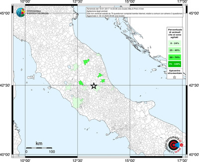 Mappa territorio comunale con almeno 3 questionari