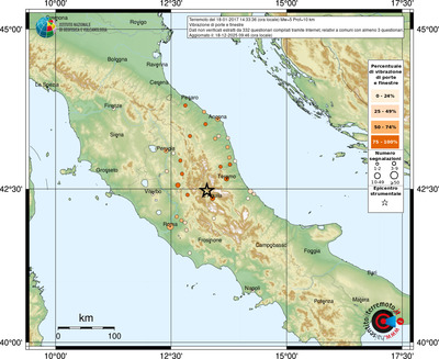 Mappa comuni con almeno 3 questionari