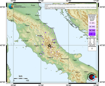 Mappa comuni con almeno 3 questionari