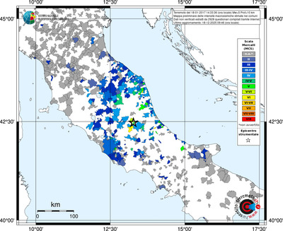Mappa MCS - territori comuni