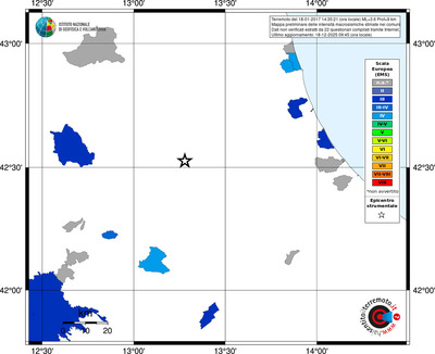 Mappa EMS - territori comuni