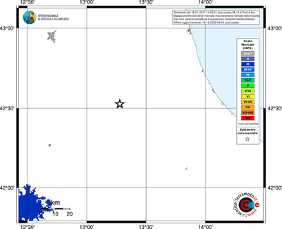 Mappa MCS - territori località