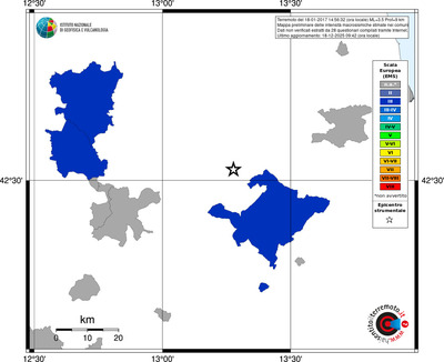 Mappa EMS - territori comuni