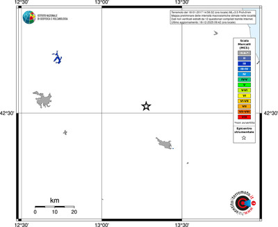 Mappa MCS - territori località