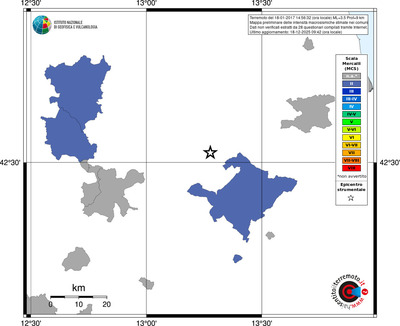 Mappa MCS - territori comuni