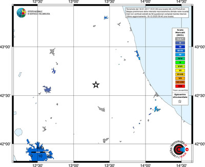 Mappa MCS - territori località