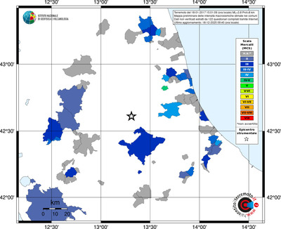 Mappa MCS - territori comuni