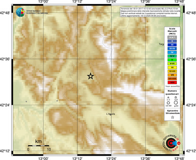 Mappa MCS - località
