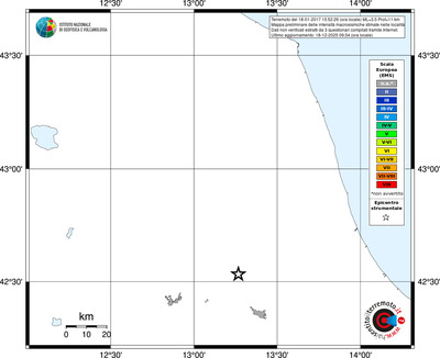 Mappa EMS - territori località