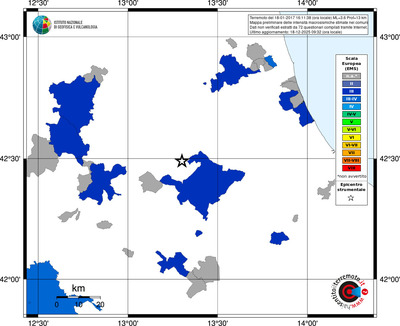 Mappa EMS - territori comuni
