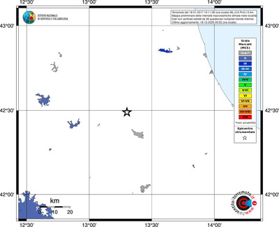 Mappa MCS - territori località