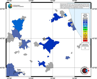 Mappa MCS - territori comuni
