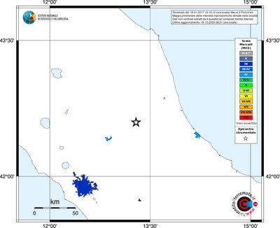 Mappa MCS - territori località