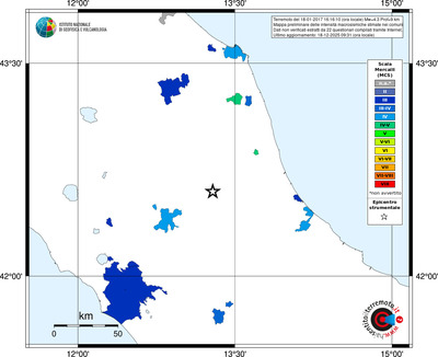 Mappa MCS - territori comuni