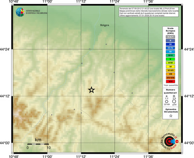 Mappa EMS - località