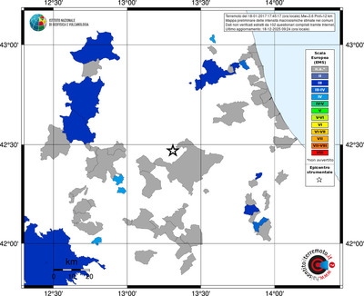 Mappa EMS - territori comuni