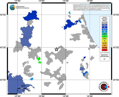 Mappa MCS - territori comuni