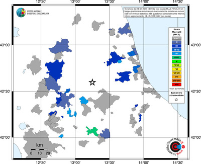 Mappa MCS - territori comuni