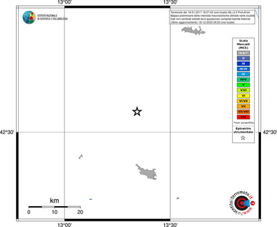 Mappa MCS - territori località