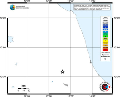 Mappa MCS - territori località