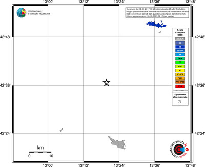Mappa EMS - territori località