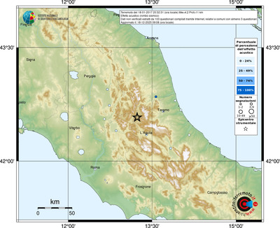 Mappa comuni con almeno 3 questionari
