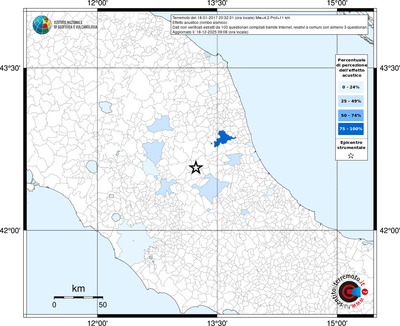 Mappa territorio comunale con almeno 3 questionari