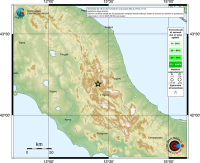 Mappa comuni con almeno 3 questionari