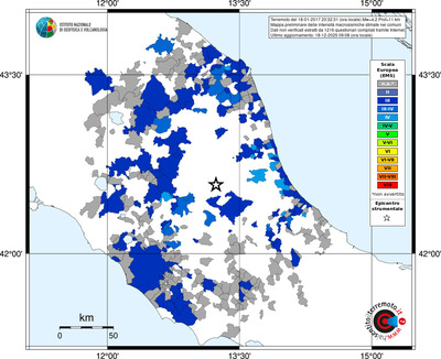 Mappa EMS - territori comuni