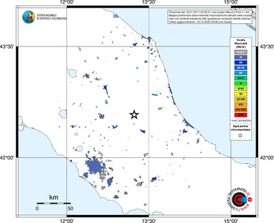 Mappa MCS - territori località