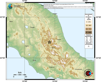 Mappa comuni con almeno 3 questionari