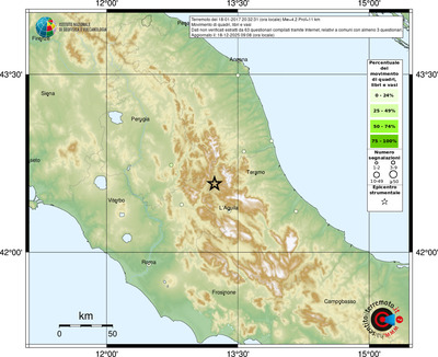 Mappa comuni con almeno 3 questionari