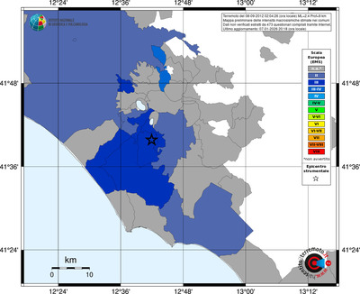 Mappa EMS - territori comuni
