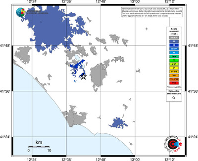 Mappa MCS - territori località