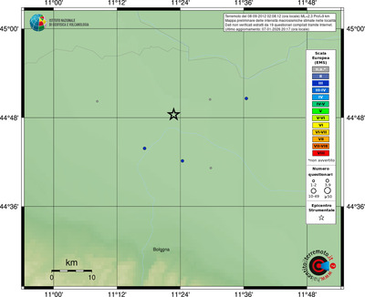 Mappa EMS - località