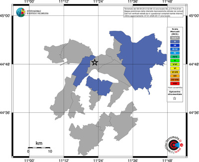 Mappa MCS - territori comuni