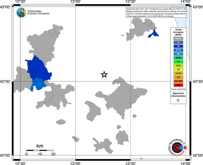 Mappa EMS - territori comuni