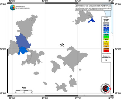 Mappa MCS - territori comuni